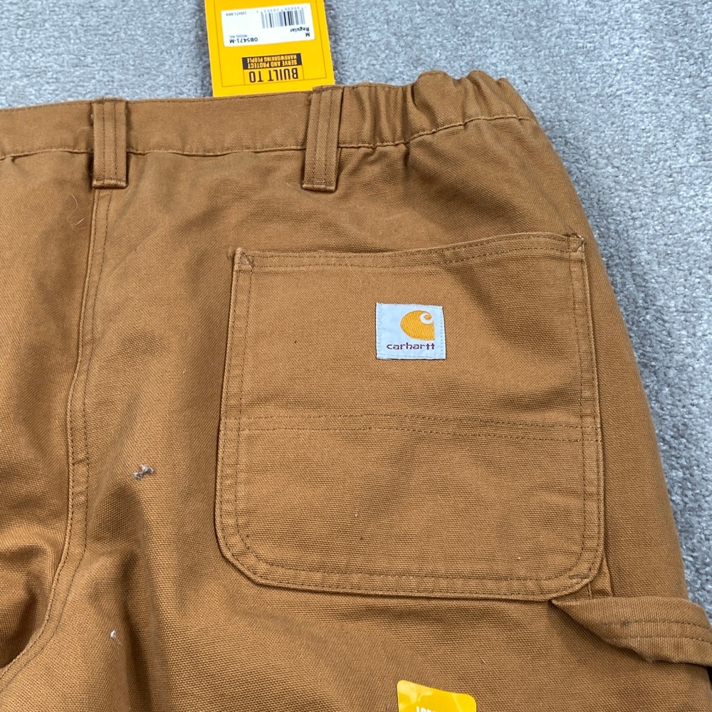 Carhartt Insulated Work Pants Mens M Brown Loose Fit Duck Canvas 0B5471-BRN - Picture 9 of 9
